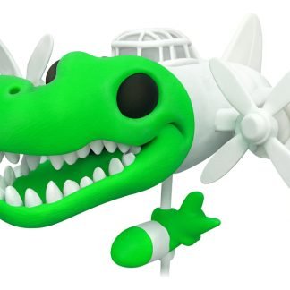 Bombardino Crocodilo Fofo Cabeçudo Boneco Brainrot Italiano